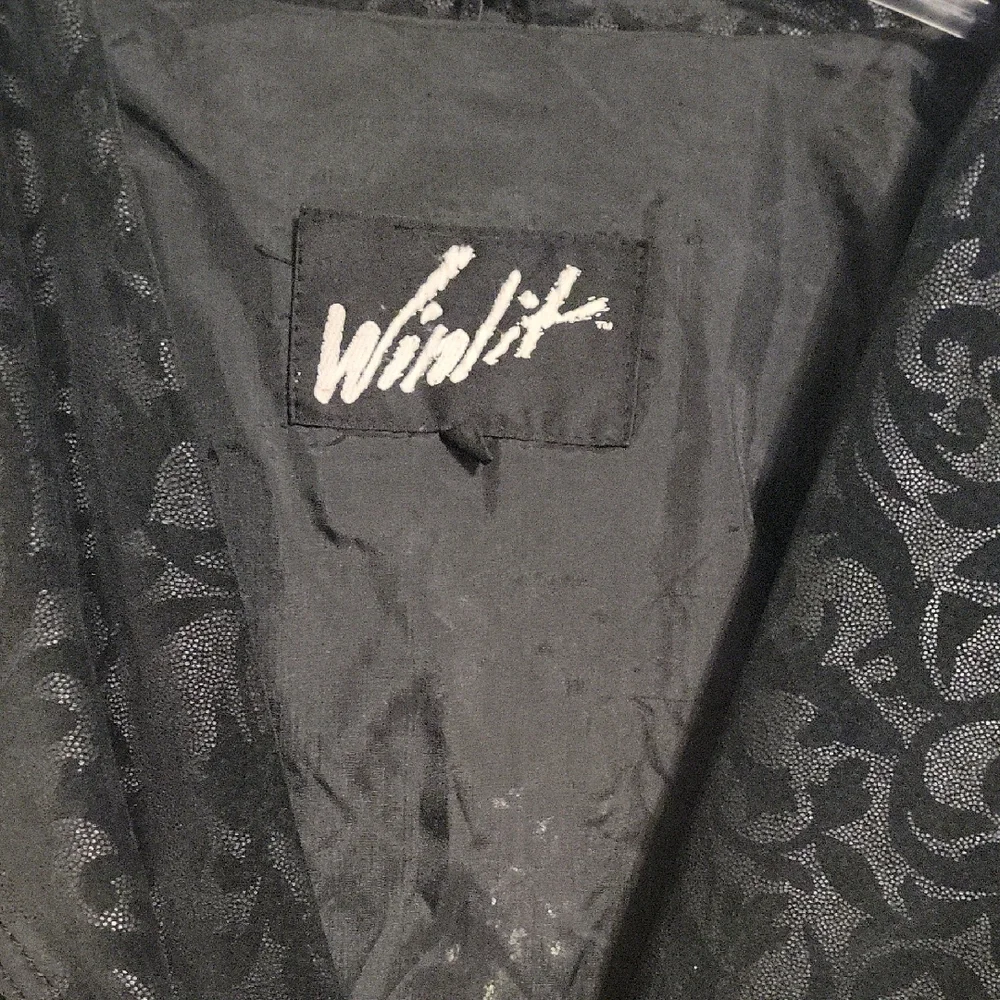 Winlit Black Patterned Jacket - Picture 2 of 6
